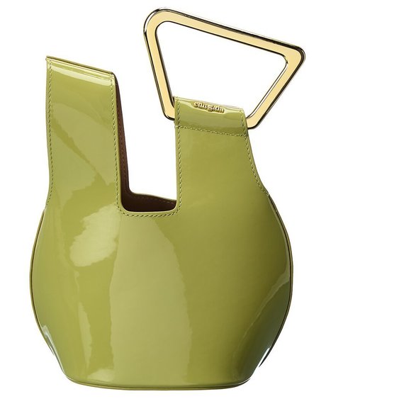 CULT GAIA Handbags - Cult Gaia Astraea Mini Top Handle Patent Clutch